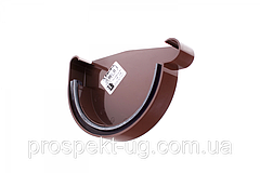 Заглушка ринви Profil 130 права коричнева