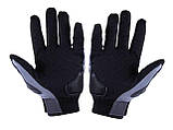 Мотоперчатки MS07 TT AGRO MOTO (чорний із сірим текстиль size L), фото 2