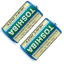 Батарейки Toshiba — Heavy Duty D R2O 1.5V 2/24/288шт