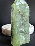 Преніт обеліск з натурального каменю обеліск олівець кристал з преніту камінь преніт природній., фото 5