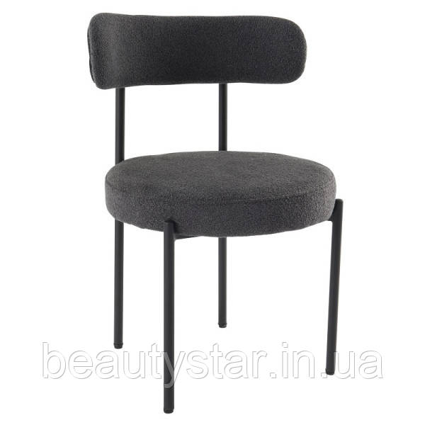 Стілець для манікюру БРУНО Сірий універсальний стільчик для дому та роботи, фото 1