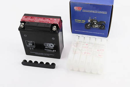 Акумулятор 12V5A OUTDO JAWA ACTIV заливний 120*125*60, фото 2