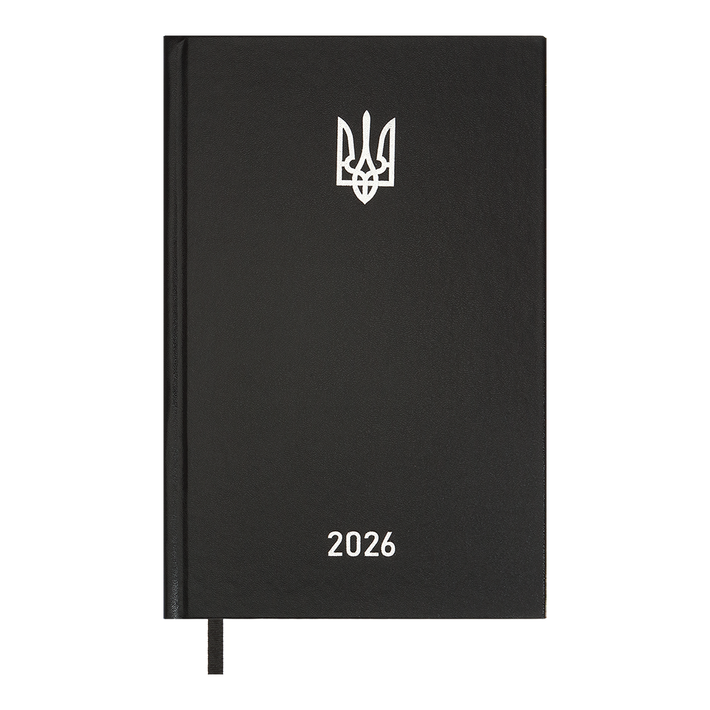 Щоденник 2026р. BuroMax A-5 BM.21165-01 AIRY бумвініл, черний