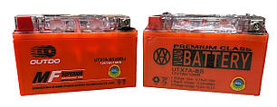 Акумулятор 12V7A UTX7A-BS OUTDO (GEL) жовтогарячий 150*87*95, фото 1