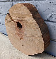 Зріз дерева для заливки епоксидною смолою, d 230х230мм. не калібрований, фото 4