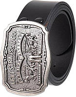 Бестселер! Оригінальний шкіряний ремінь Levis з литою великою пряжкою, 38/40/42/44, чорний, фото 2