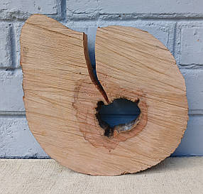 Дерев'яний зріз для заливки смолою, 230х230мм.