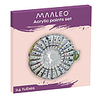 Фарби акрилові 12 мл — набір 24 шт Maaleo 24725, фото 2