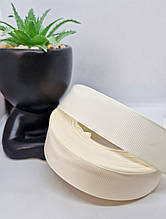 Стрічка репсова 2,5 см. Ціна за 1 метр. Колір молочний.