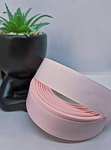 Стрічка репсова 2,5 см. Ціна за 1 метр. Колір ніжний рожевий.