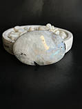 Кабошон натуральний місячний камінь овал камінь кабошон палм адуляр 51*34*16 мм, фото 2