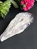 Аметист скелетний натуральний необроблений кристал обеліск з аметисту 69*28*20 мм., фото 8