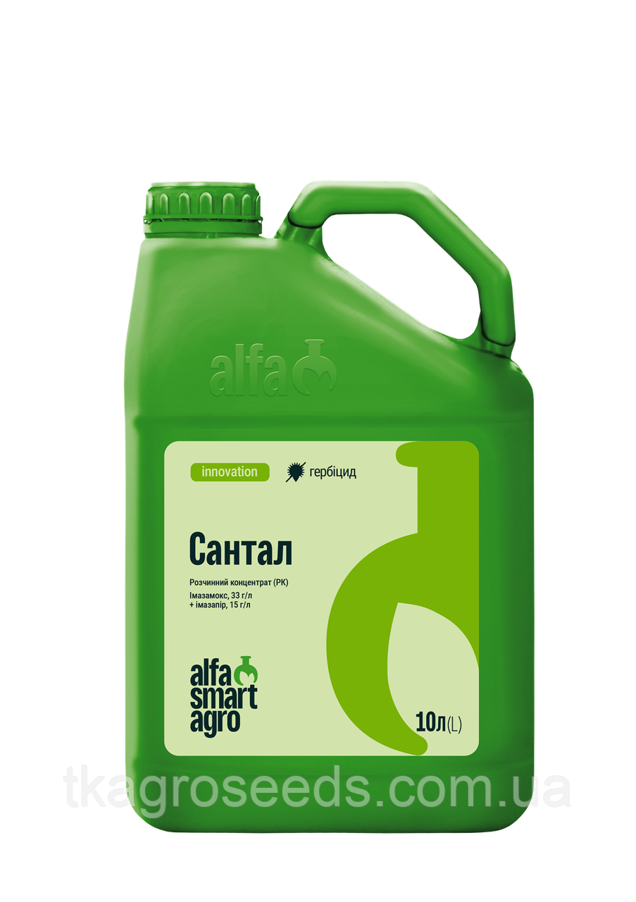 Гербіцид САНТАЛ (д.р.:імазамокс, 33 г/л + імазапір, 15 г/л.), тара 10л. ALFA Smart Agro, фото 1