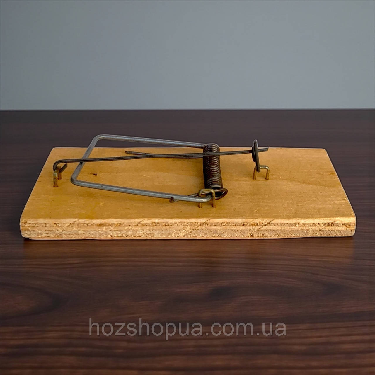 Родентицид мишоловка дерев'яна маленька, 105х45х10 мм