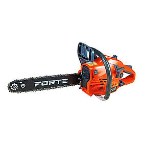 Пила ланцюгова бензинова Forte FGS41-16, 2500 Вт 40 см бензопила для обрізки гілок