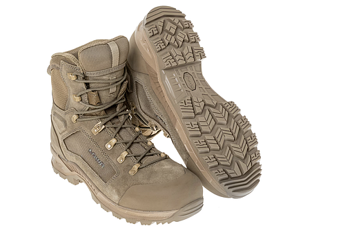 Тактичні черевики Lowa Breacher S MID TF Coyote — Vibram® Vanguard, замша/Cordura, PORON® Ankle Shield, фото 1