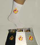 Шкарпетки з принтом "Вогонь" серії TREN 23-25 р. (12 пар!) (Демісезон/літні), фото 5