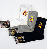 Шкарпетки з принтом "Вогонь" серії TREN 23-25 р. (12 пар!) (Демісезон/літні), фото 8