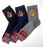 Шкарпетки з принтом "Вогонь" серії TREN 23-25 р. (12 пар!) (Демісезон/літні), фото 3