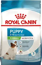 Royal Canin X-Small Puppy 500 г для цуценят мініатюрних порід вагою до 4 кг від 2 до 10 місяців сухий корм