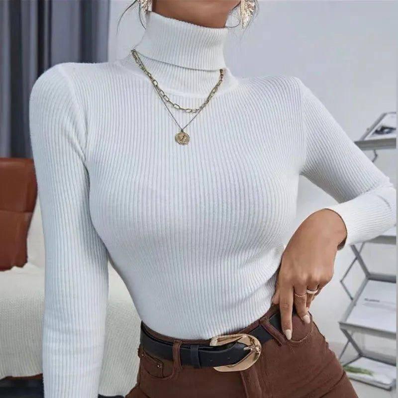 Жіночий Базовий Гольф Рубчик 46-48,50-52,54-56,58-60 (вф 390), фото 1