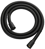 Шланг для душу чорний металевий 1,5 м 150 см з підшипником Koer KB-0801-150-05 (KR4804) Premium, фото 4