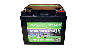 Акумулятор тяговий 55 Ah, АН, 12 Вольт, V, тяговий AGM, для інвалідного візка, крісла, EverExceed, електроскутера