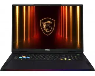 Ноутбук MSI Raider 18 HX AI A2XWIG, 18"MiniLED, Core Ultra 9 285HX, NVIDIA GeForce RTX 5080, ОЗП 64ГБ, SSD 4ТБ