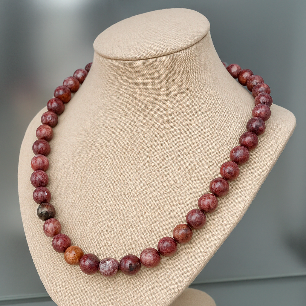 Яшма Ø12 намисто, 0577ОЯ, фото 1