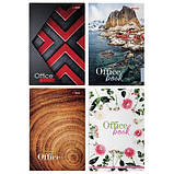 Зошит А4 в клітинку 96 аркушів тверда ламінована обкладинка Бріск ДКВ-6, фото 2