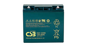 Тягова батарея 12 V, 20 А‧год, ач, АН, 12 В, вольт, АКБ, CSB, тяговий, для інвалідних візків, електроскутера