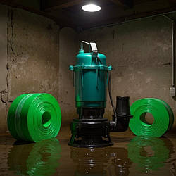 ФЕКАЛЬНЫЙ НАСОС AQUATIC ALX12-1.3 с измельчителем (без поплавка) + шланг 10м