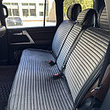 Накидки повний комплект на передні і задні сидіння авто IMPERIAL AUTO COMFORT, сірий колір, фото 6