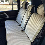 Накидки повний комплект на передні і задні сидіння авто IMPERIAL AUTO COMFORT, бежевий колір, фото 7