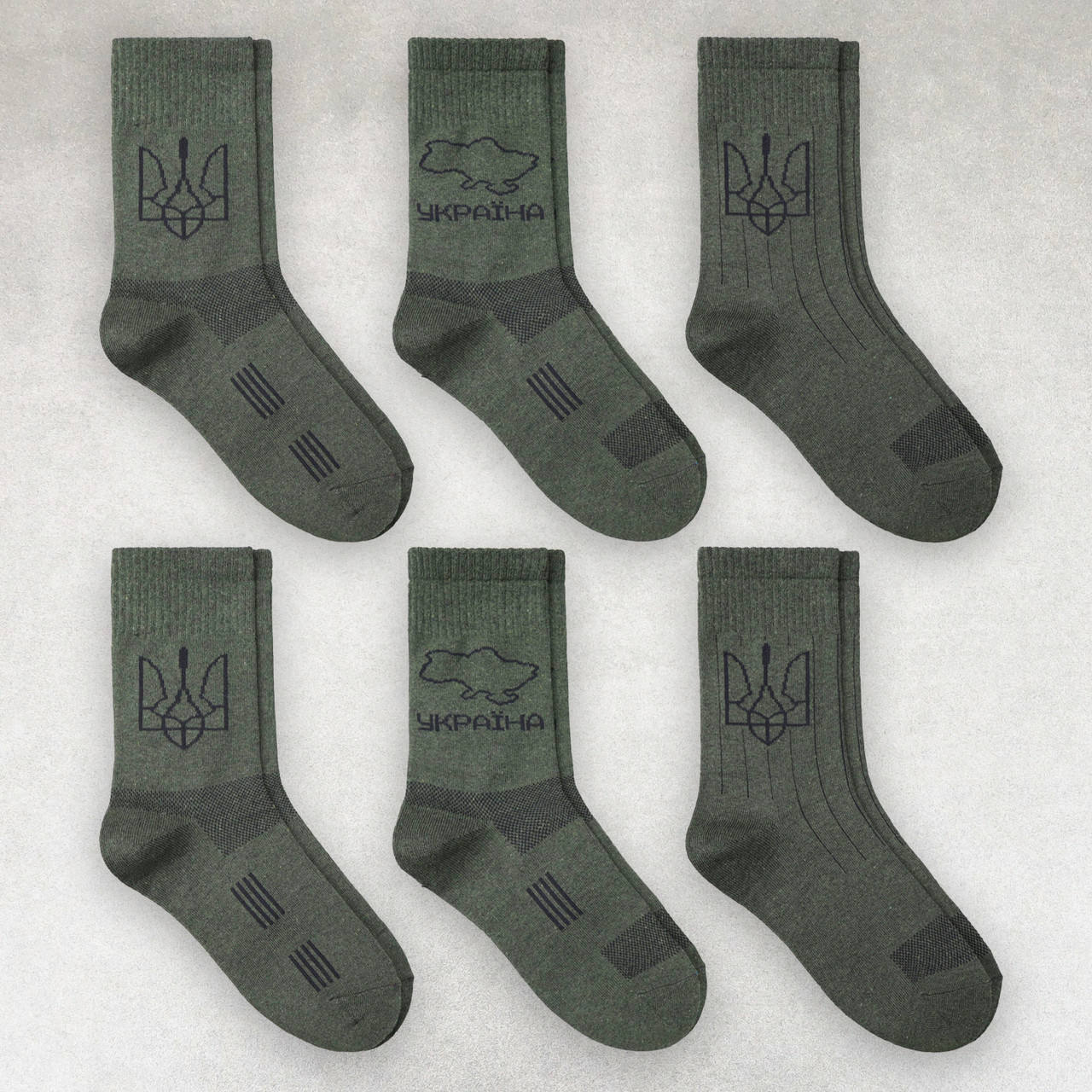 Шкарпетки чоловічі 6 пар високі розмір 41 -45 арт. 314.6, фото 1