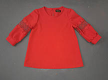 Червона дитяча блузка, розмір 116