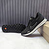 Чоловічі шкіряні кросівки демісезонні чорні з натуральної шкіри для чоловіків на весну осінь, розмір 40 41 42 43 44 45, фото 4