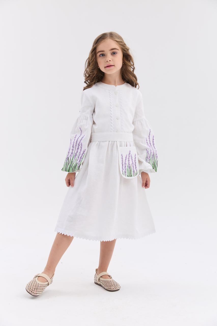 Сукня з вишивкою MEREZHKA "Лаванда"