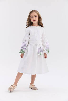 Сукня з вишивкою MEREZHKA "Лаванда", фото 1