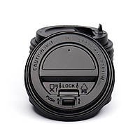 Кришка з клапаном "ТС" d 75 - Чорна (50шт.), 40уп./ящ.