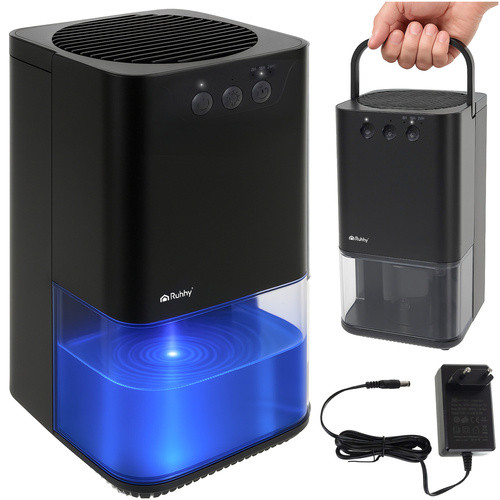 Осушувач повітря Ruhhy 26494 black, 1400ml, LED, таймер, 36 Вт, фото 1