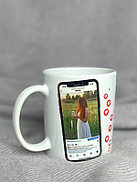 Друк на горнятках. Іменна чашка з фото. Кухоль з написом. Подарунок на День учителя. Подарунок вчителю.