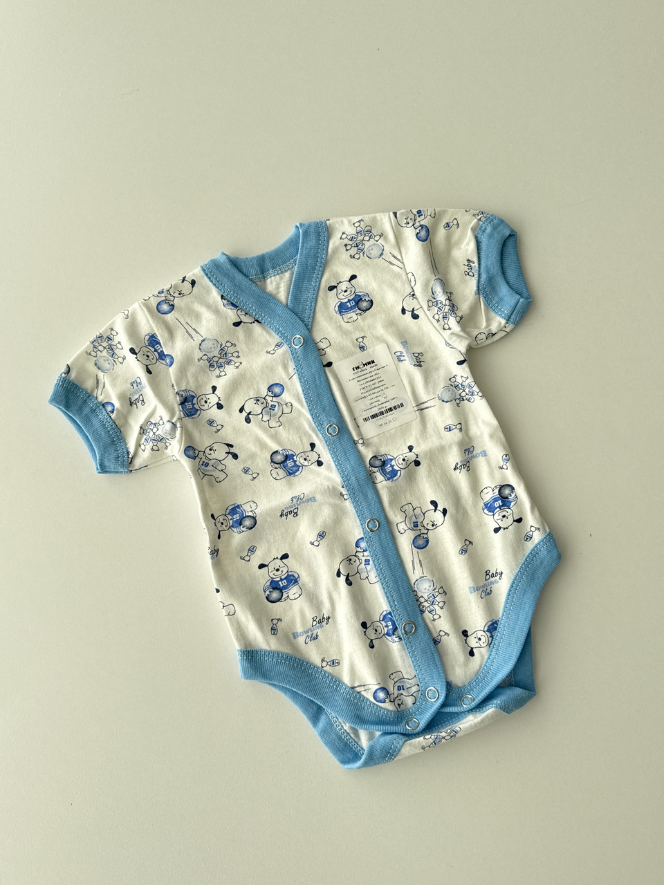 Боді в тканині кулір, 62 розмір, фото 1