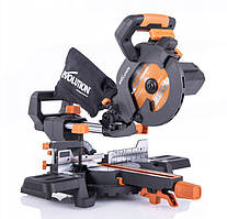 Торцювальна пила EVOLUTION із подачею для дерева, металу та пластику 1200W