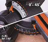 Торцювальна пила EVOLUTION із подачею для дерева, металу та пластику 1200W, фото 4