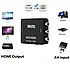Перехідник AV RCA to HDMI конвертер black, фото 3