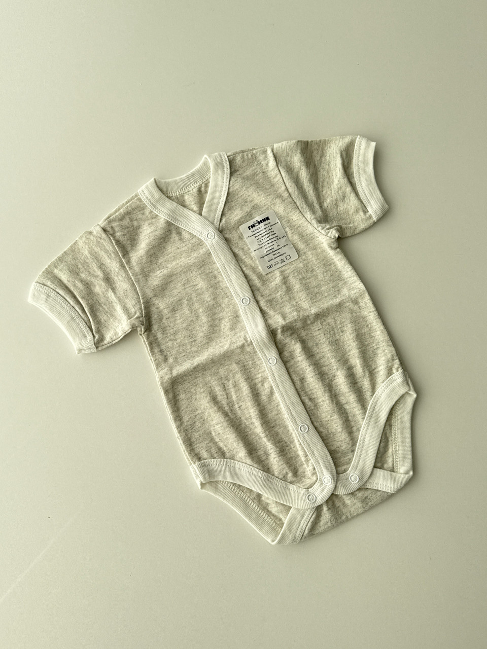 Боді в тканині кулір, 68 розмір, фото 1