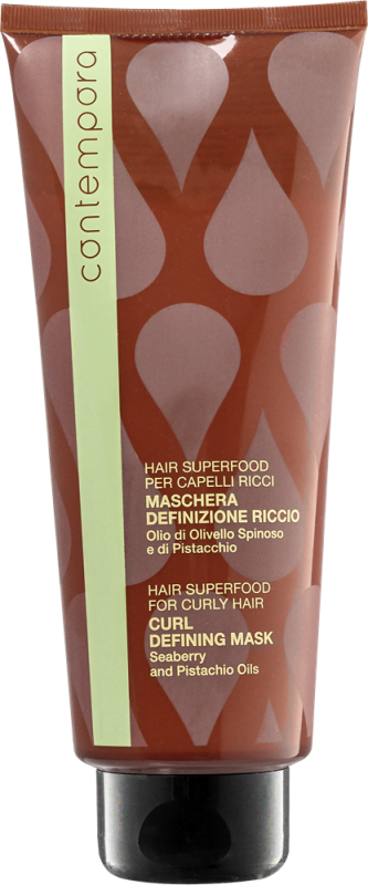 Маска-дефайнер для виткого волосся з оліями обліпихи і фісташки 350мл, фото 1