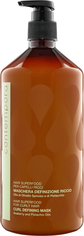 Маска-дефайнер для виткого волосся з оліями обліпихи і фісташки 1000мл, фото 1