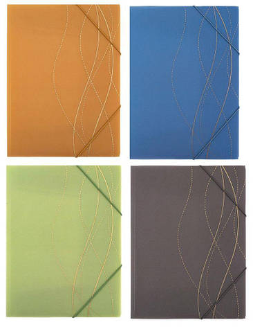 Папка на гумці А-4+ Axent 1509 Waves, фото 1